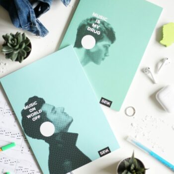 Bullet Journal musik på & musik er (2 stk)