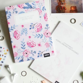 Bullet Journal Dreams & Blomster (2 stk)