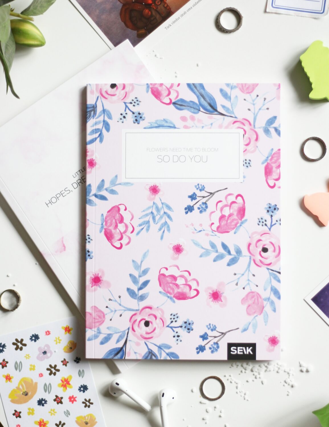 Bullet Journal Dreams & Blomster (2 stk) - Billede 2