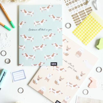Bullet Journal hunde & hvalpe (2 stk)