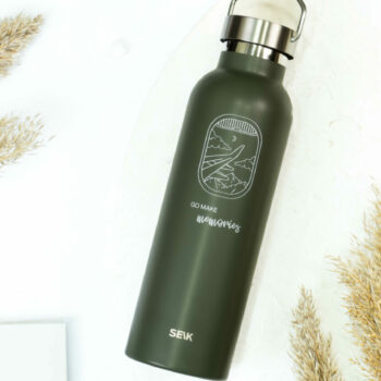 Vandflaske/Thermos - Go make some memories (green) 750ml
