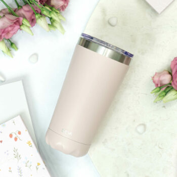Termokande/kaffekop - åh så pink! 350 ml