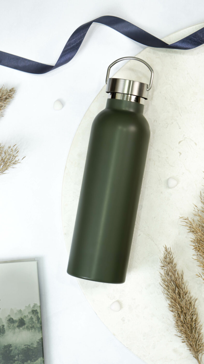 Vandflaske/Thermos - grøn 750 ml