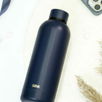 Vandflaske/Thermos - marineblå 500 ml
