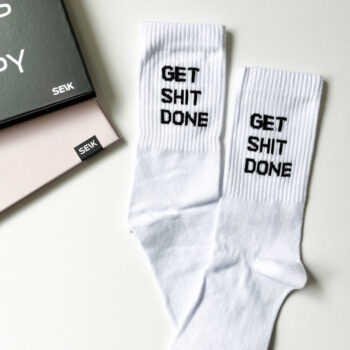 Sportssokker – get shit done (unisex 35–46)