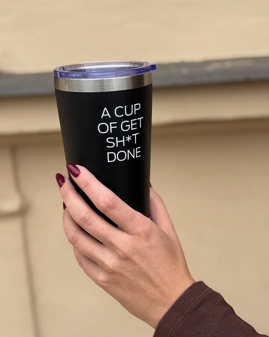 Termokande/kaffekop - en kop get sh*t done 350 ml - Billede 4
