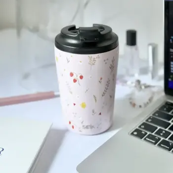 Termokrus til kaffe - jordbær (350ml)