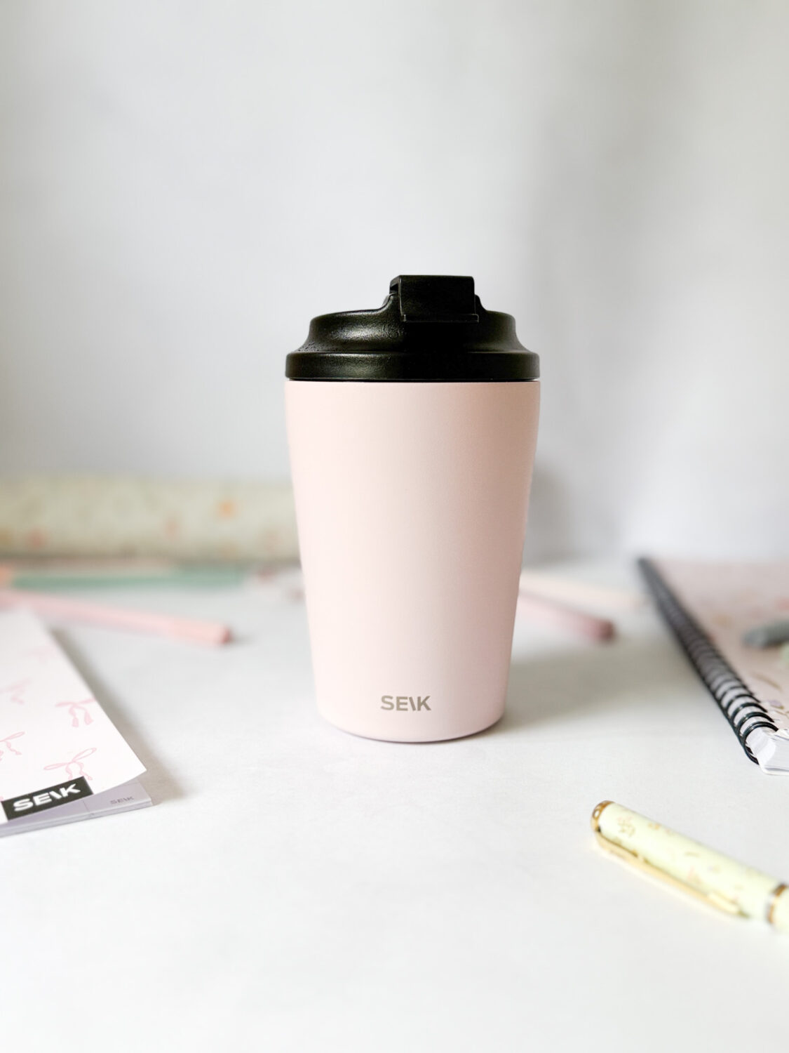 Termokrus til kaffe – pink (350 ml)