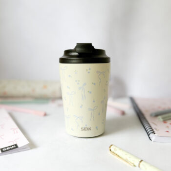 Termokrus til kaffe - sløjfer (350ml)