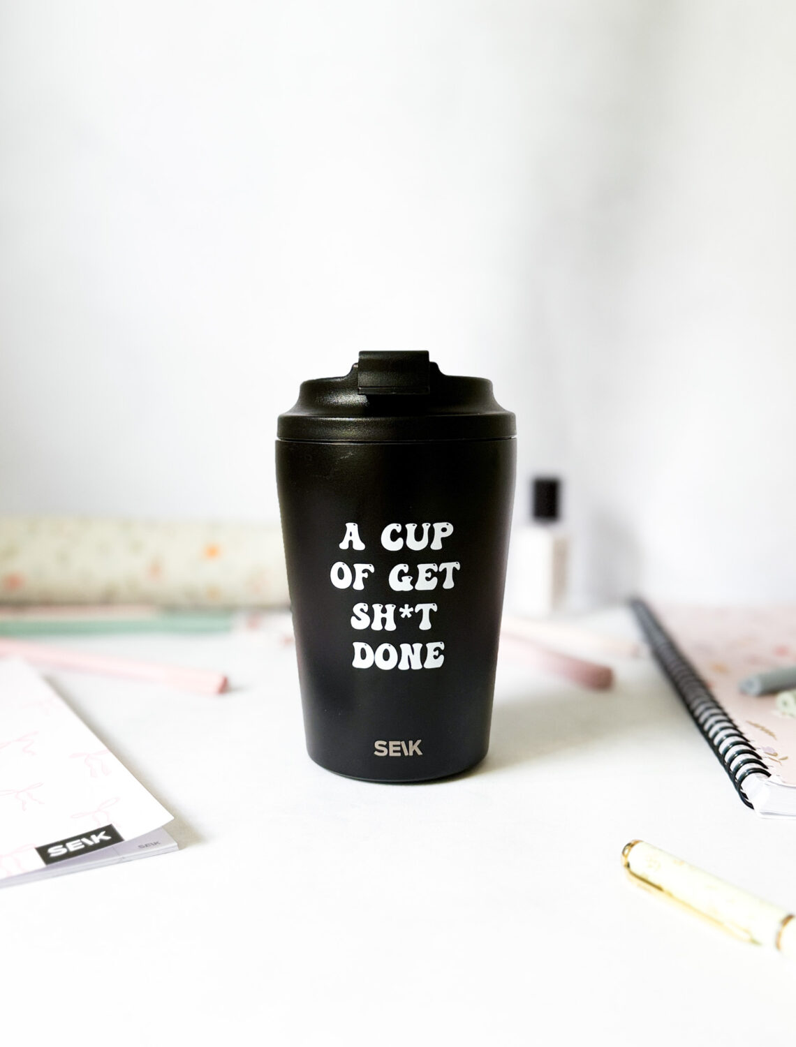 Termokrus til kaffe - get sh*t done (350ml)