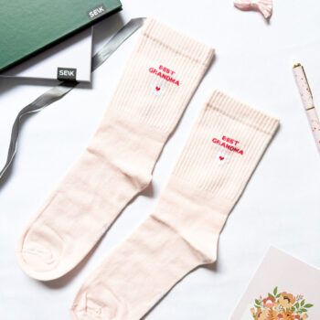 Farmor-sokker – best grandma (dame 35–40)