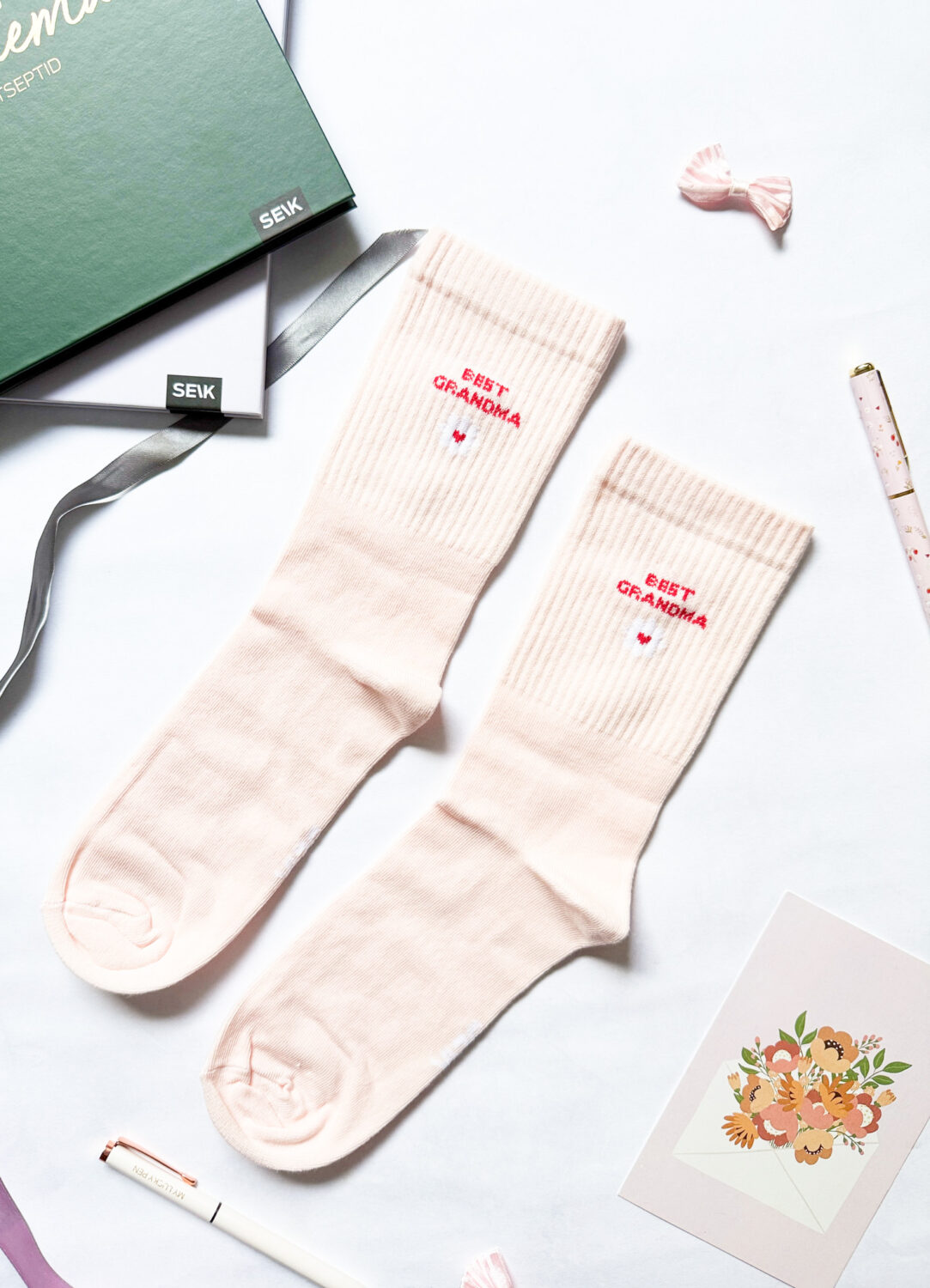 Farmor-sokker – best grandma (dame 35–40)